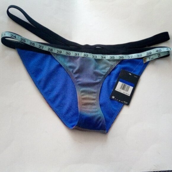 New Nike Color Fade Women’s Strappy  Multi-Color Bikini Bottom Women's  Size XL - Picture 1 of 8